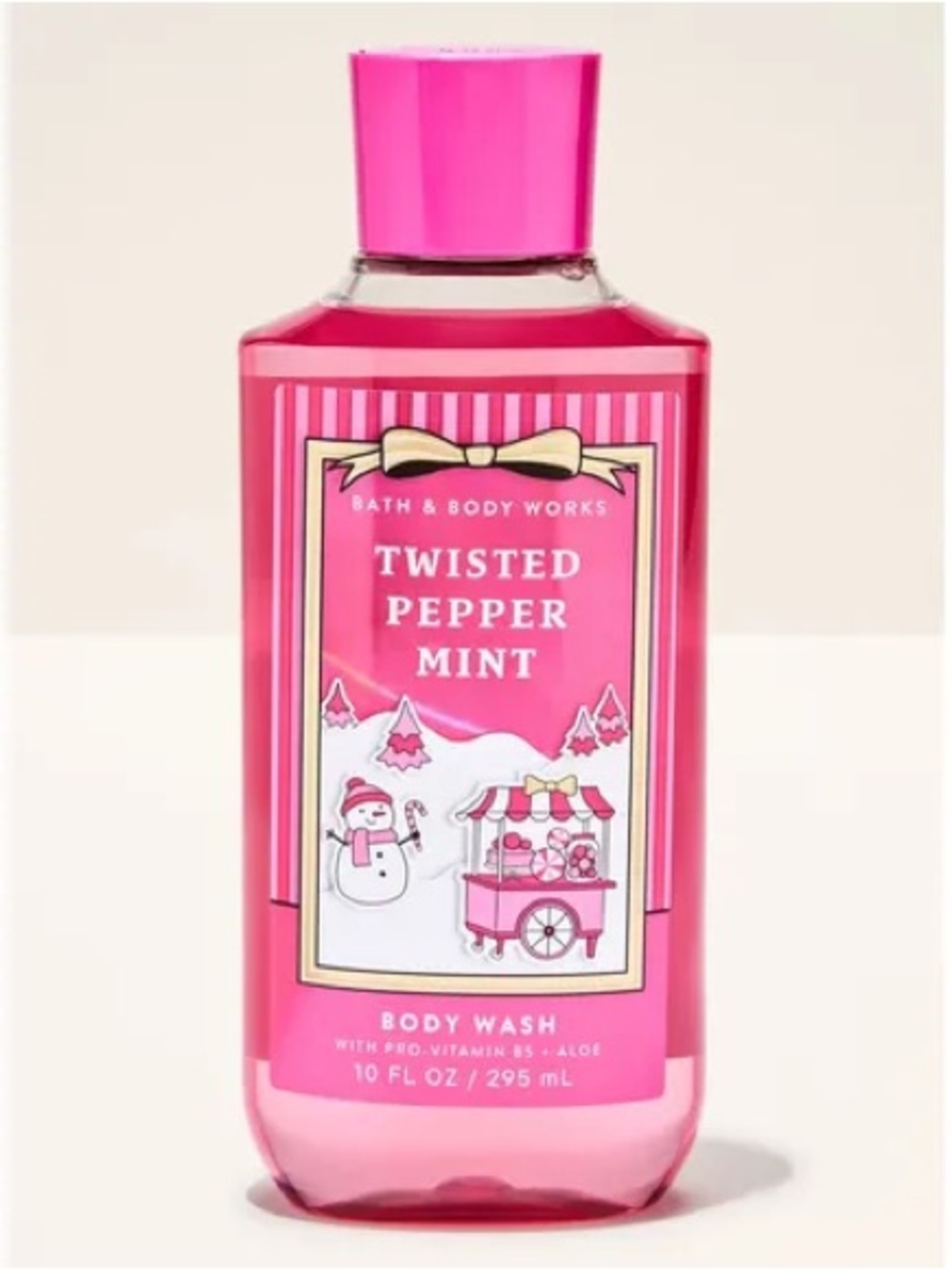 Bath & Body Works Twisted Peppermint Pink Body Wash